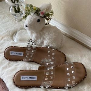Steve Madden studded sandals- never worn